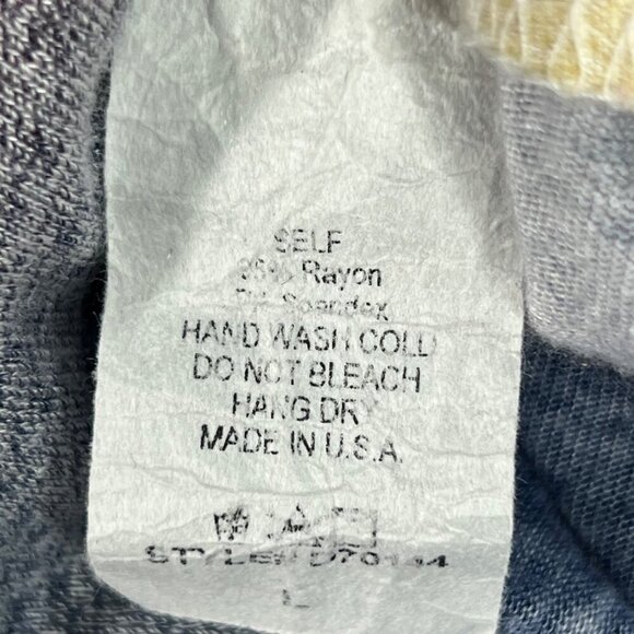 WHITE BIRCH Large Vertical Stripe Color Block Maxi Dress Vacation Oversized - Picture 7 of 7